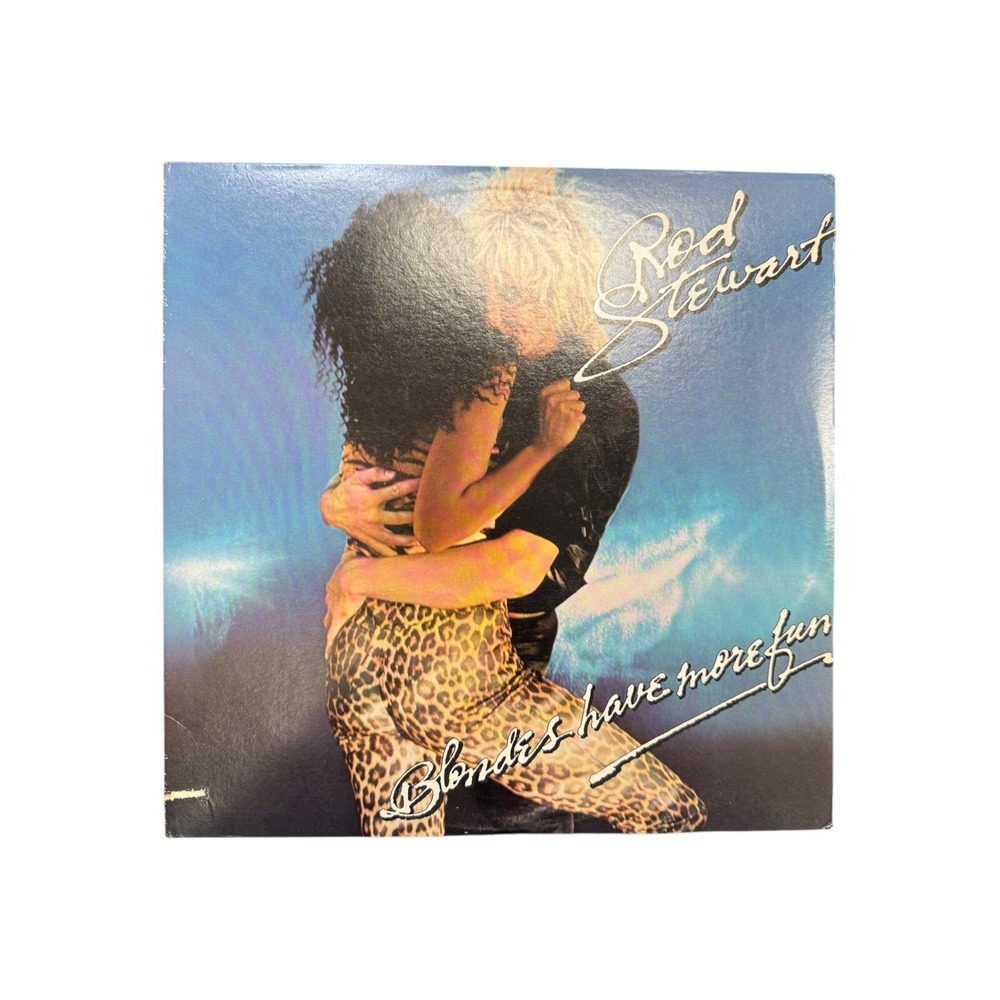 ROD STEWART BLONDES HAVE MORE FUN (VG+) BSK-3261 LP VINYL RECORD